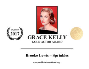 grace kelly award, brooke lewis