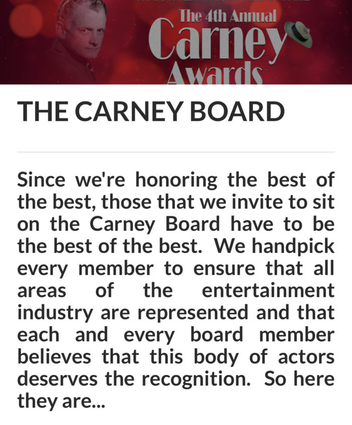 Carney Board 2019
