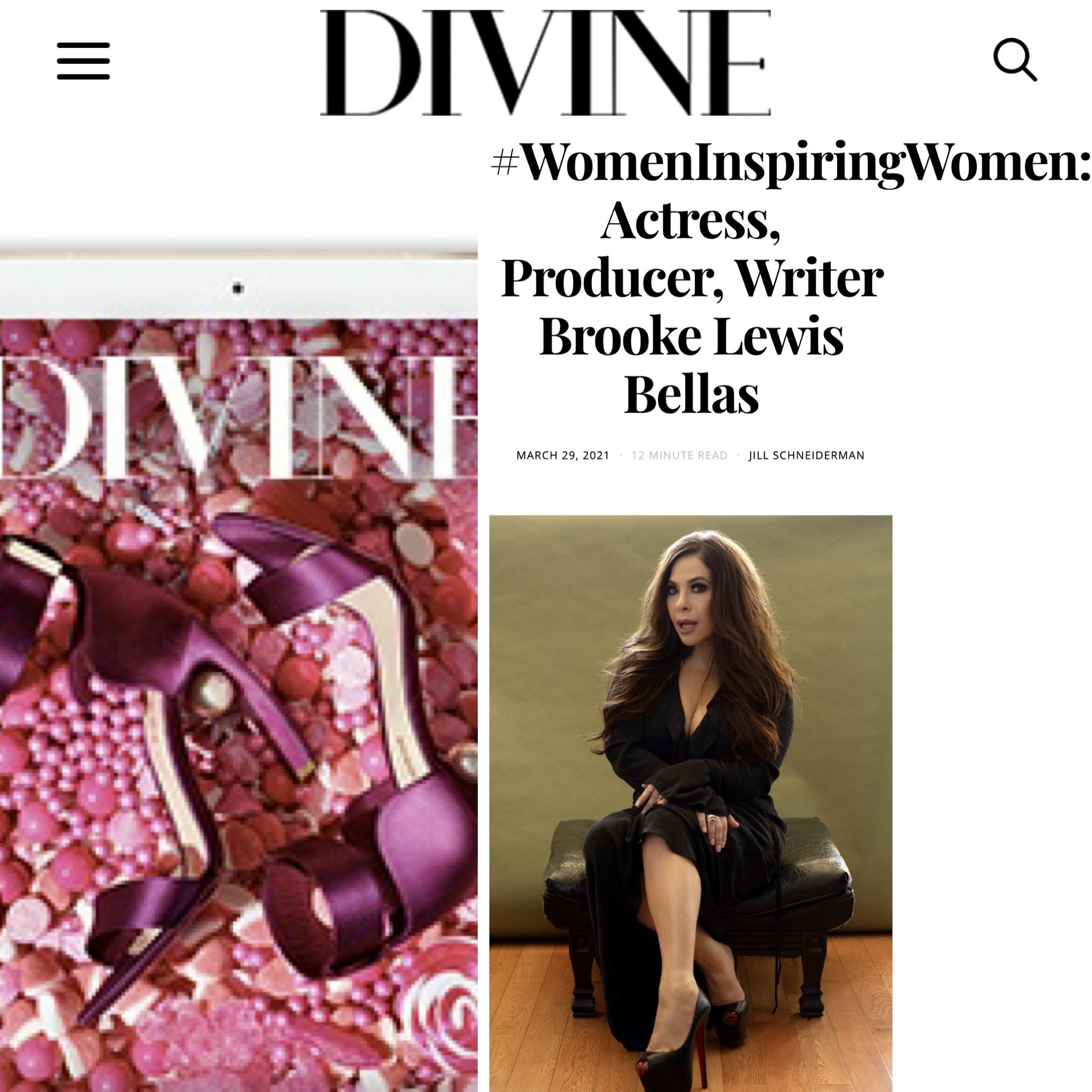 Divine Magazine Brooke Lewis Bellas