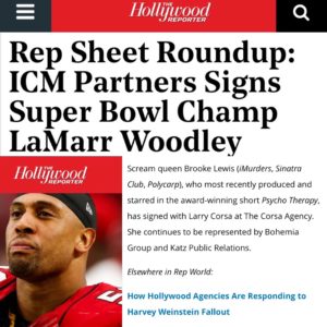 Hollywood reporter, Brooke Lewis Bellas